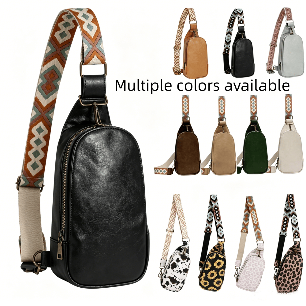 Sling Backpack Shoulder - حقيبة كتف نسائية صغيرة من الجلد