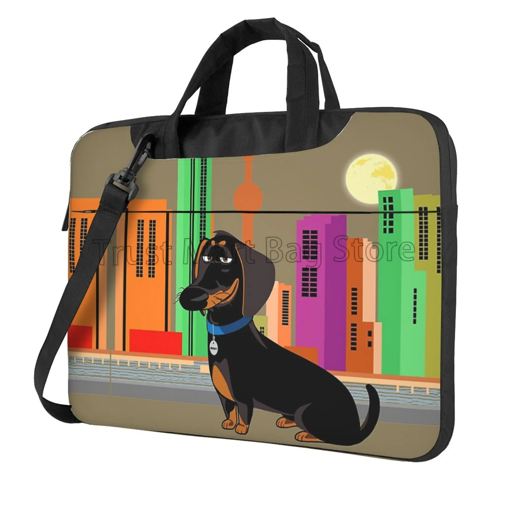 Laptop Backpack 15.6 - Dachshund طباعة حقيبة حمل الكمبيوتر المحمول