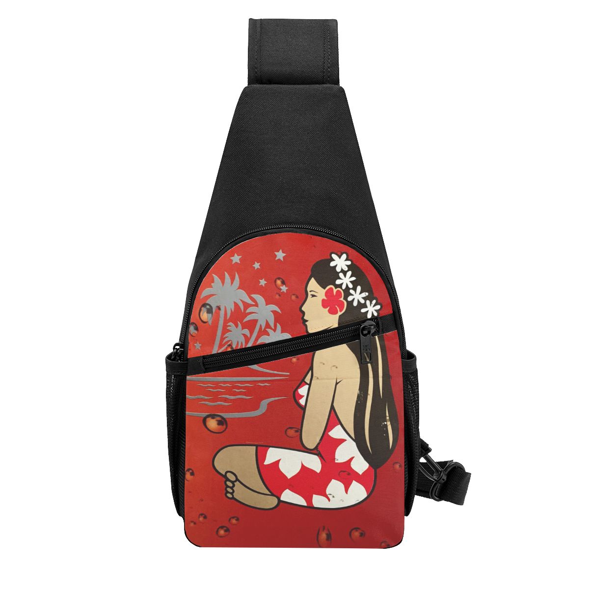 Sling Backpack Shoulder - حقيبة صدر هينانو تاهيتي للرجال، حقيبة