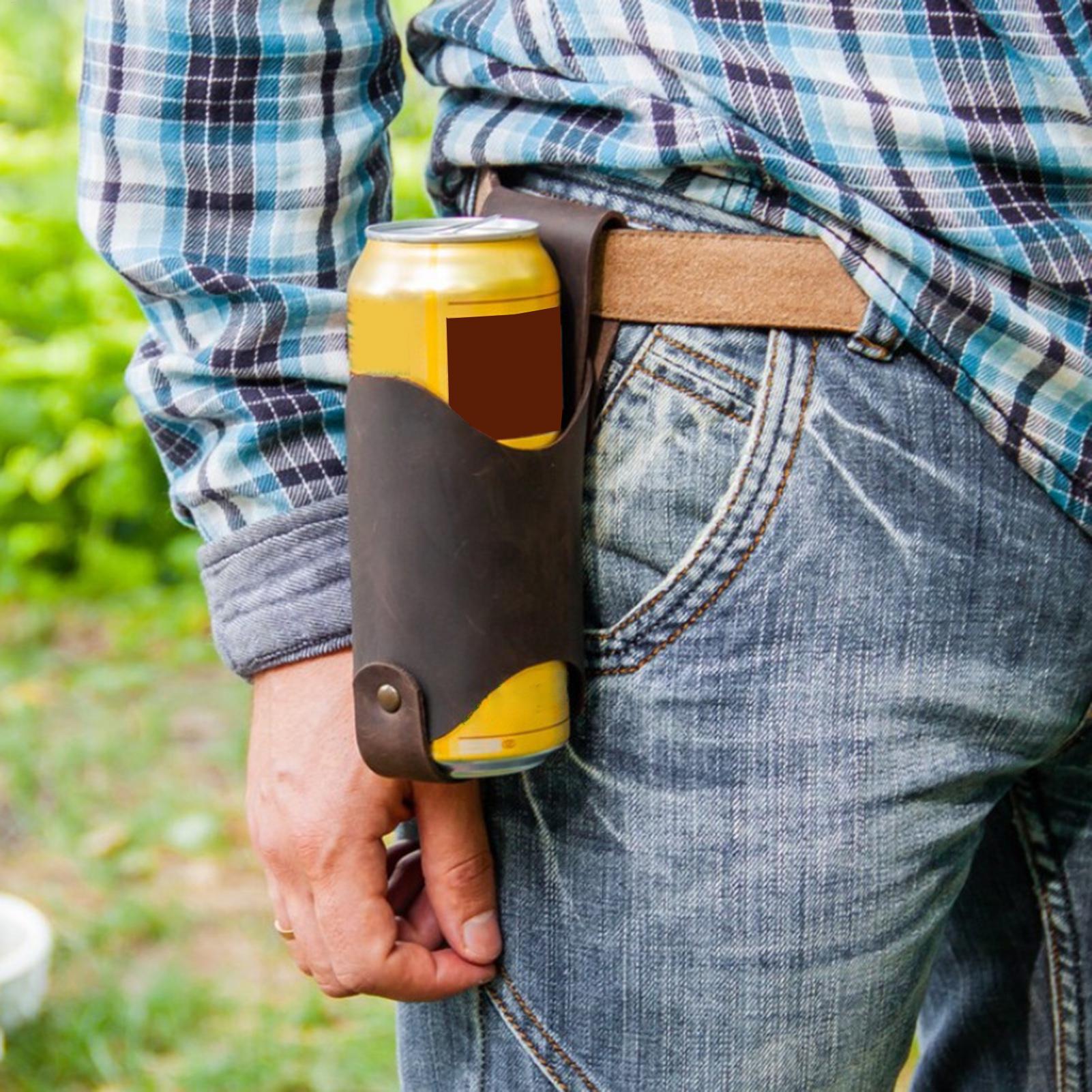 Hydration Pack Outdoor - حافظة زجاجات بيرة من الجلد الصناعي