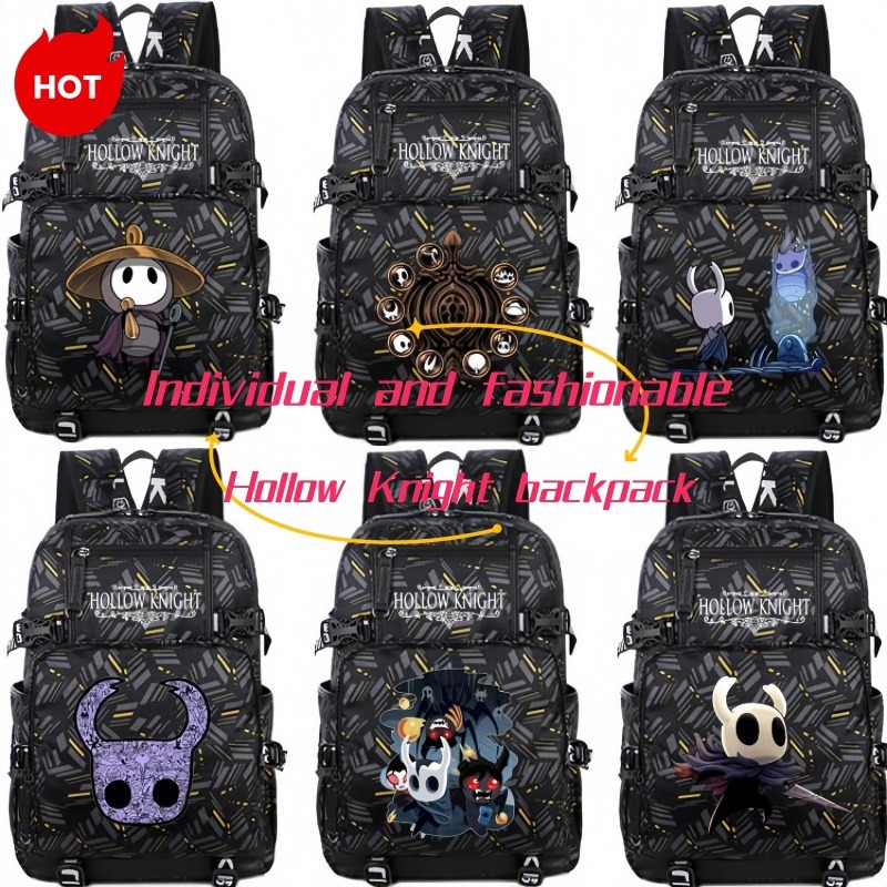 School Backpack Teen - حقيبة ظهر هولو نايت أنيمي كارتون