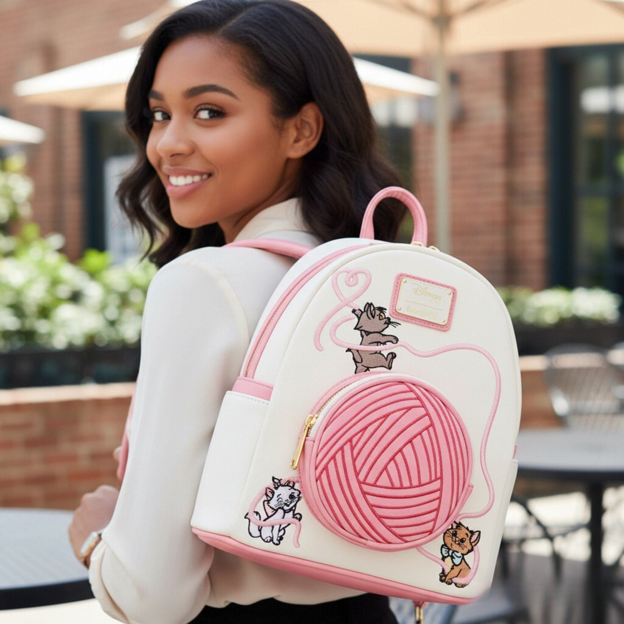 Mini Backpack Purse - حقيبة ظهر صغيرة مطبوعة بالزهور من