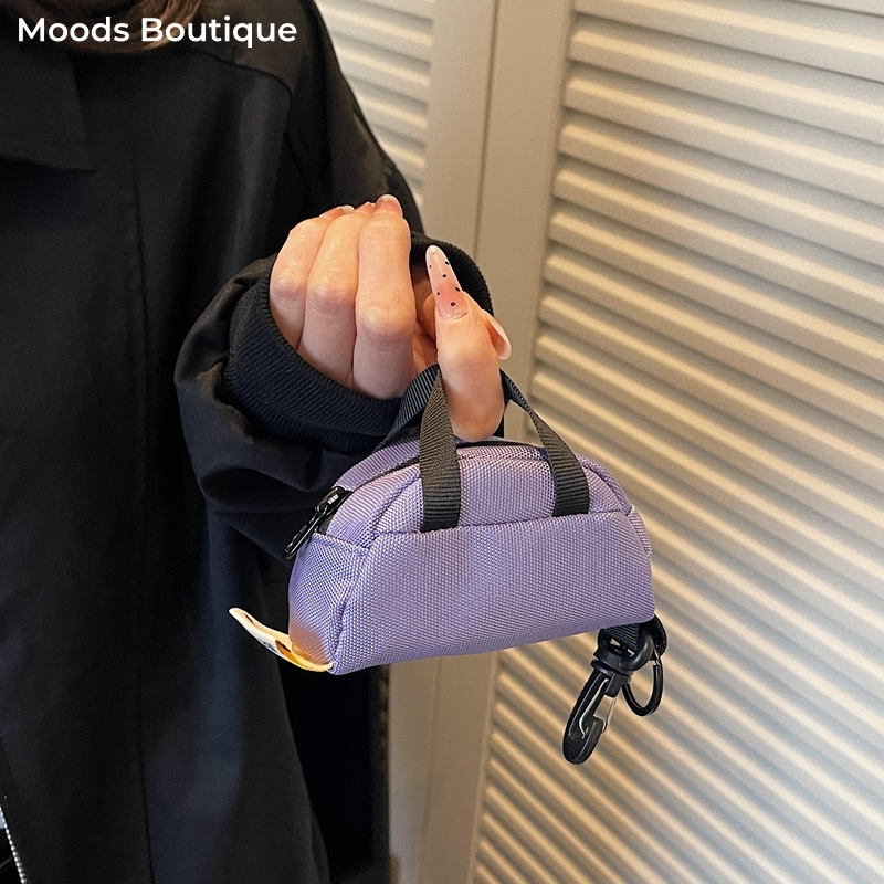 Canvas Backpack Casual - حقائب صغيرة لطيفة لسماعات الأذن للنساء،