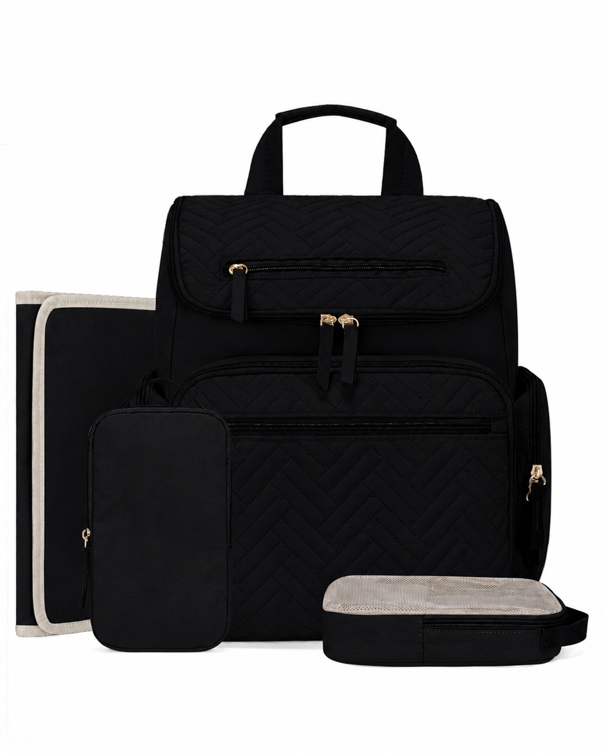 Backpack Diaper Bag - حقيبة ظهر لحفاضات الأطفال مقاومة للماء