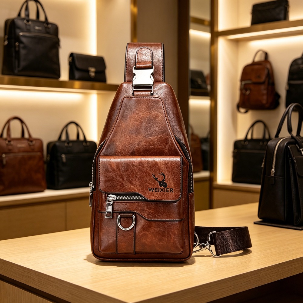 Sling Backpack Shoulder - حقيبة كتف للرجال، حقيبة صدرية من