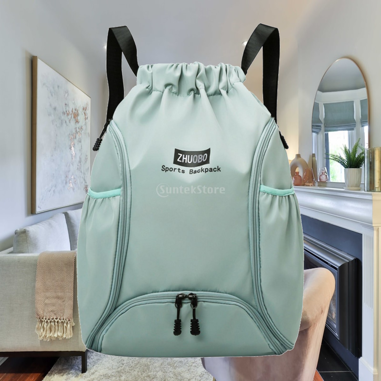 Drawstring Gym Bag - حقيبة ظهر لكرة السلة برباط سحب