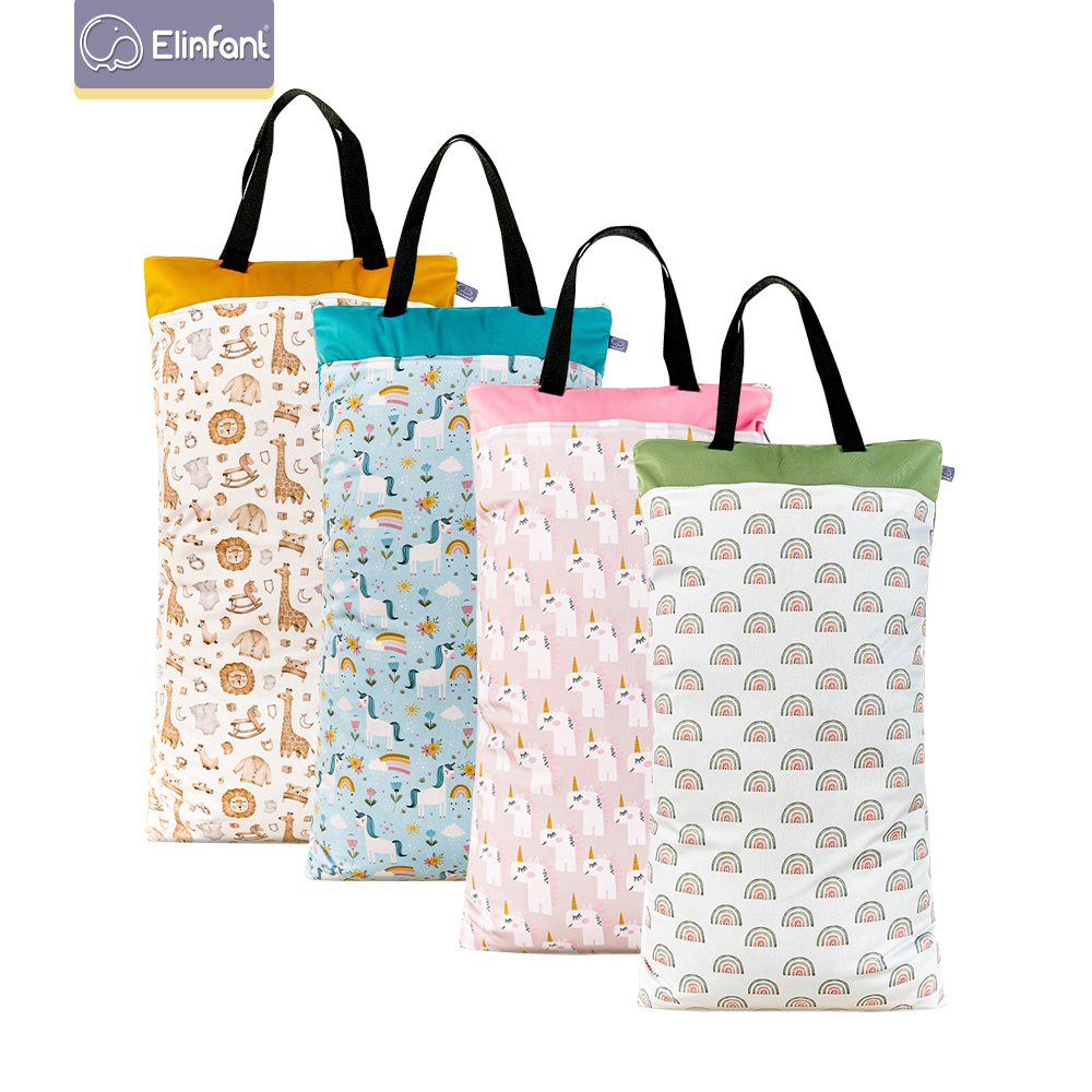 Backpack Diaper Bag - Elinfant 40*70 سنتيمتر كبيرة معلقة الرطب/الجاف
