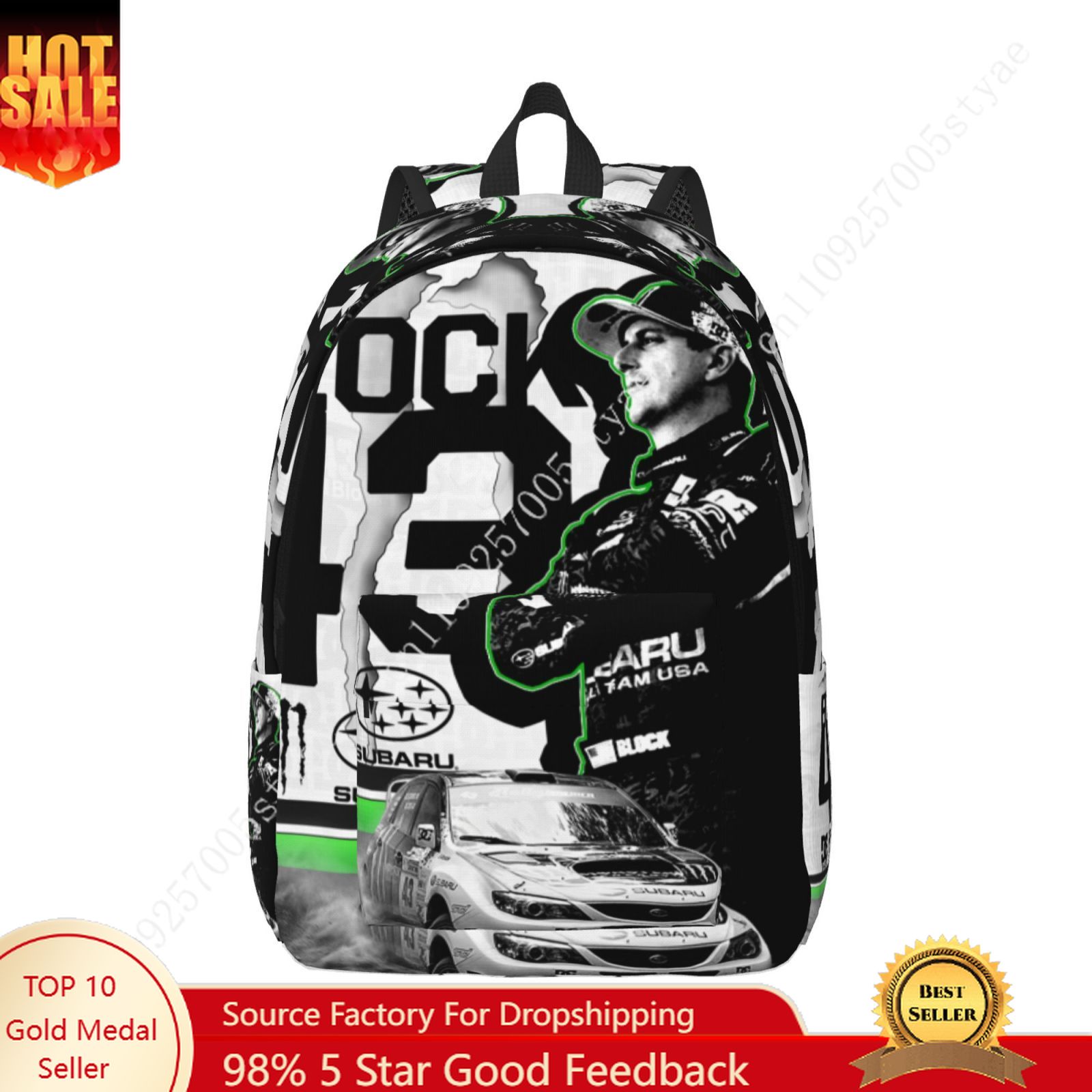 Canvas Backpack Casual - حقيبة ظهر كين بلوك 43 مصنوعة