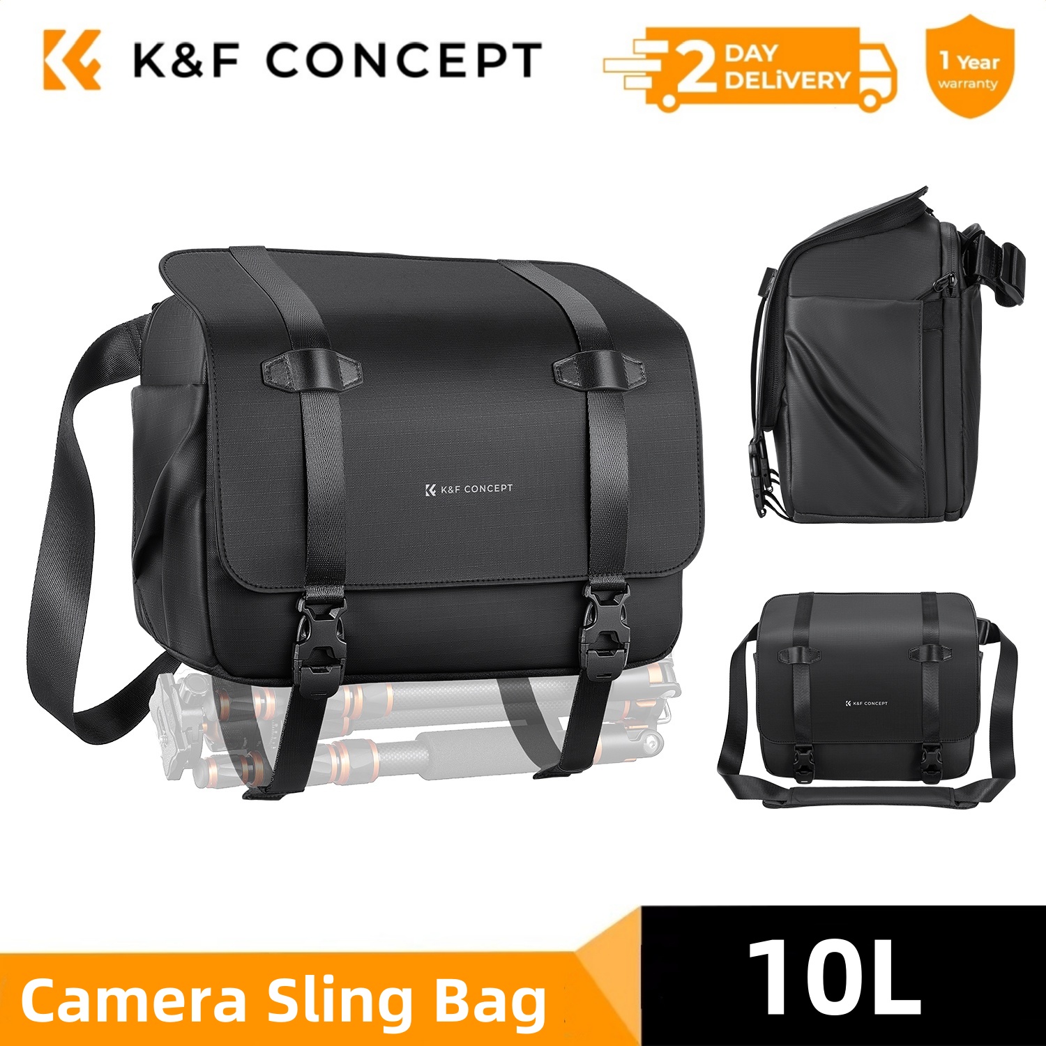 Sling Backpack Shoulder - حقيبة كاميرا K&F CONCEPT سعة 10