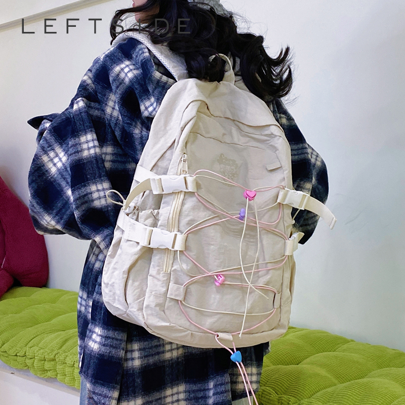 School Backpack Teen - حقائب ظهر نسائية من النايلون من