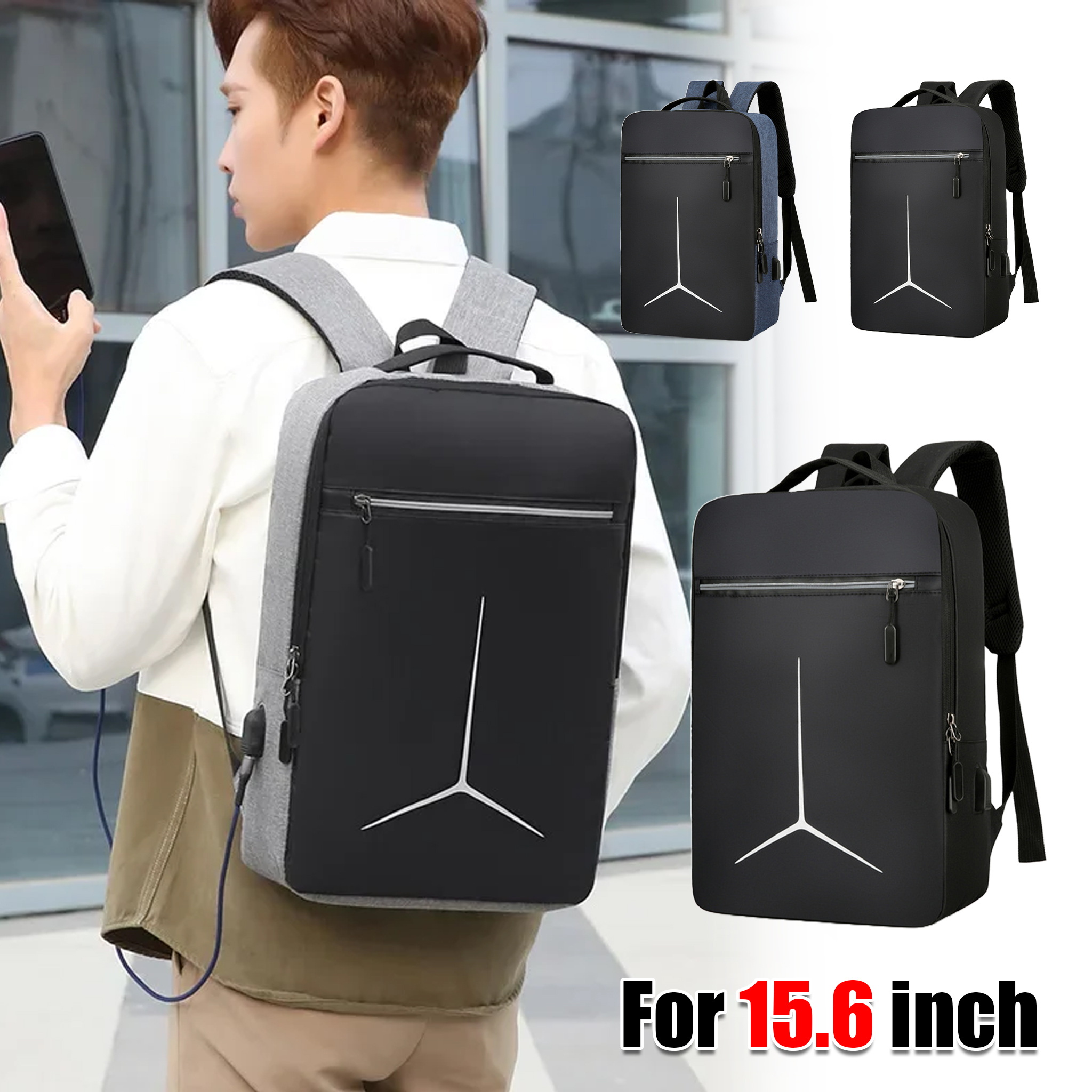 Travel Backpack Anti Theft - حقيبة ظهر عصرية مضادة للسرقة مقاومة