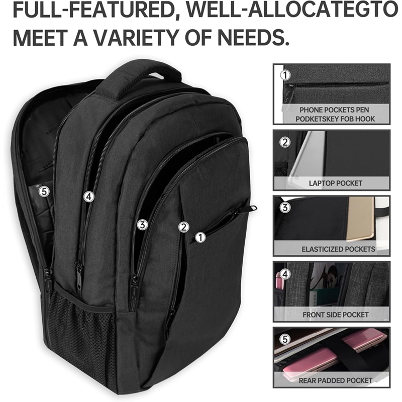 حقيبة ظهر للكمبيوتر المحمول مض - مراجعة Travel Backpack Anti Theft وسعره