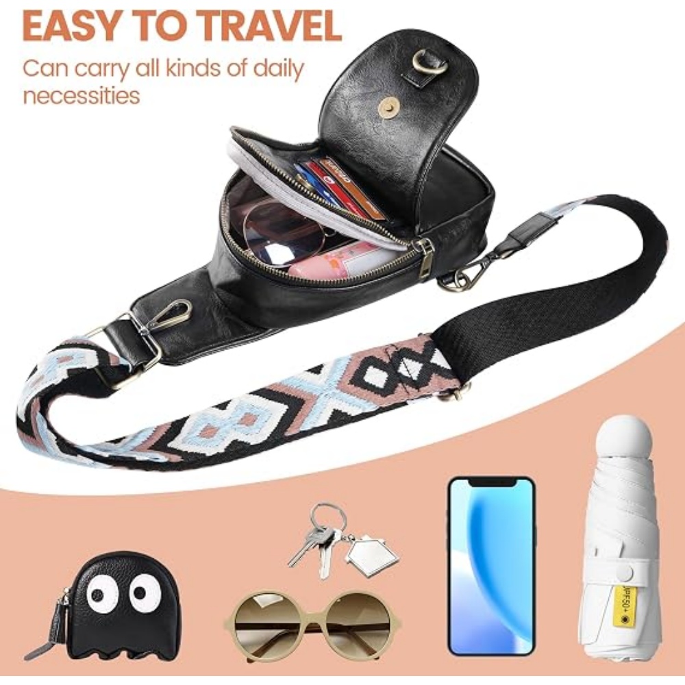 حقيبة كتف نسائية صغيرة من الجل - مراجعة Sling Backpack Shoulder وسعره