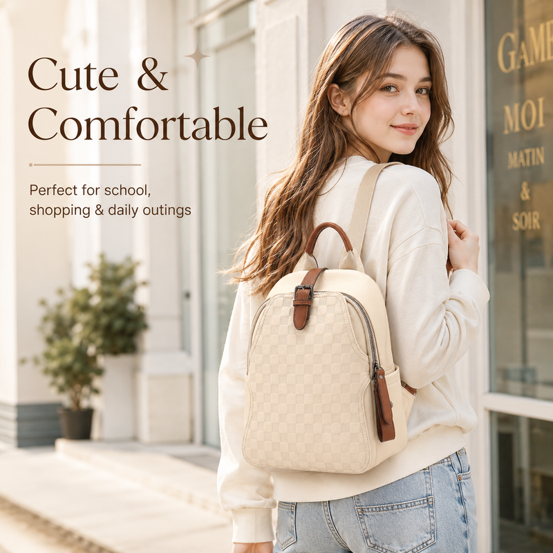 حقيبة ظهر صغيرة لطيفة للفتيات، - مراجعة Mini Backpack Purse وسعره