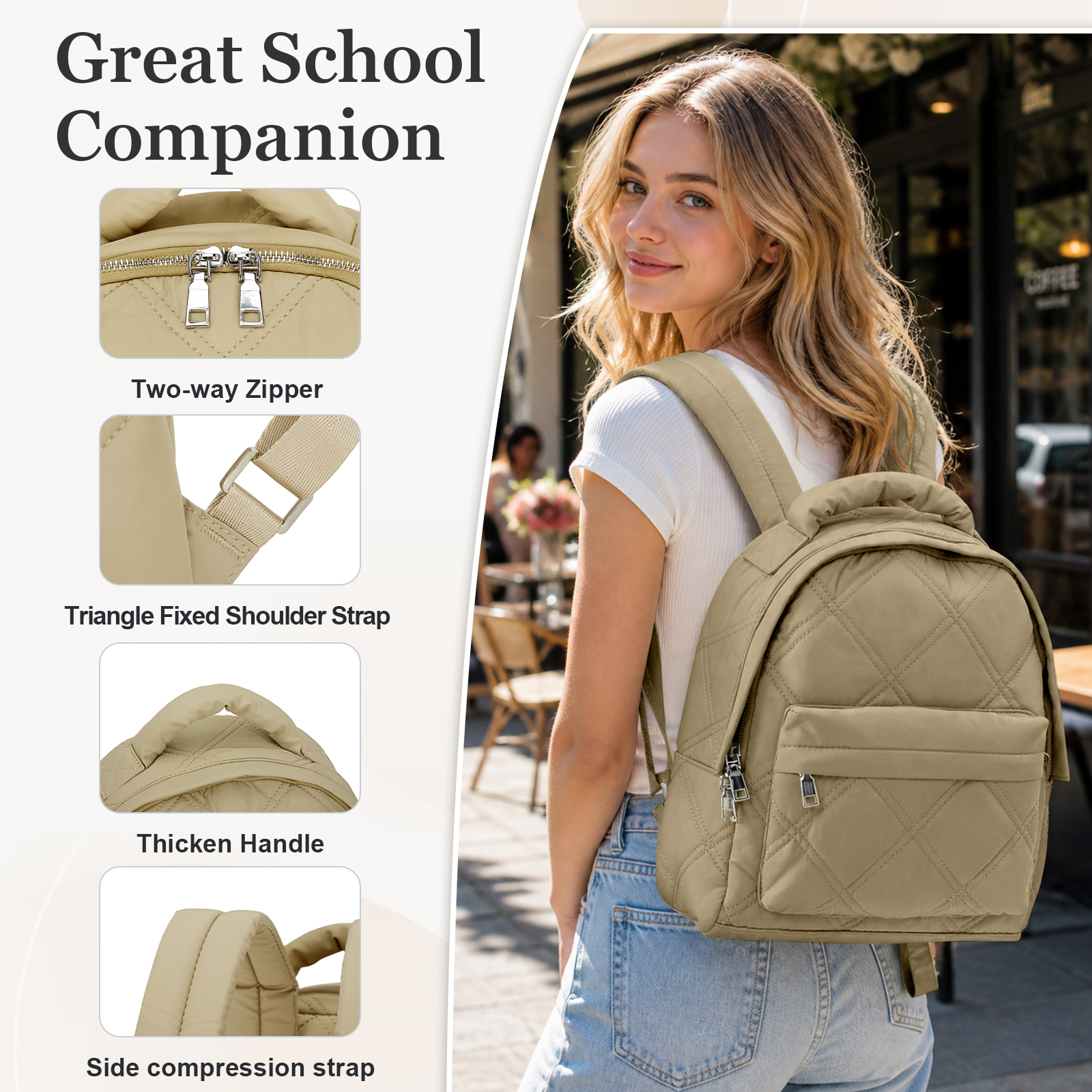 حقيبة ظهر رجالية كروس بودي، حق - مراجعة Sling Backpack Shoulder وسعره