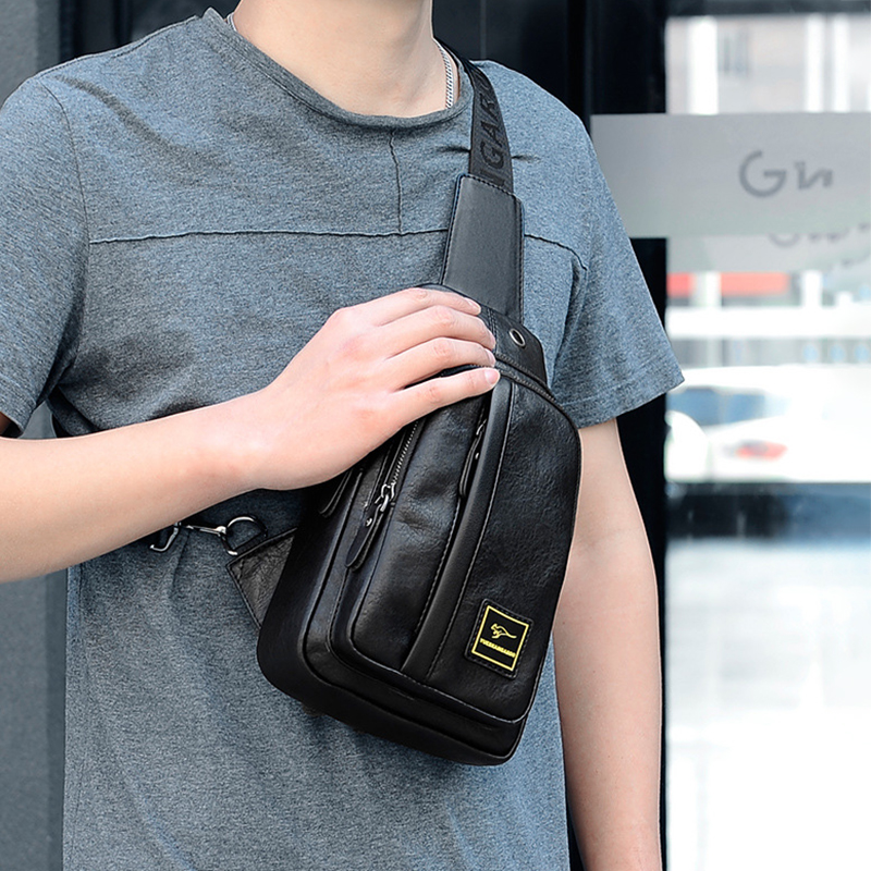 حقيبة صدر محمولة للرجال محفظة  - مراجعة Mini Backpack Purse وسعره