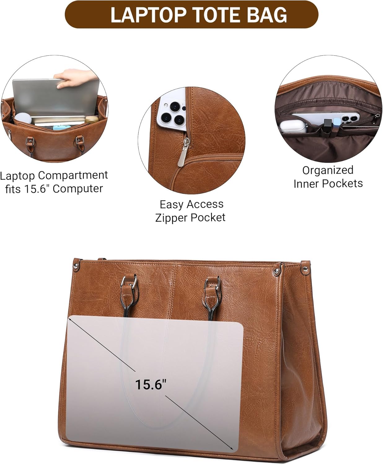 حقيبة لابتوب 2 في 1 مع حجرة مع - مراجعة Laptop Backpack 15.6 وسعره