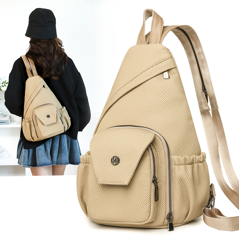 حقيبة كتف نسائية عصرية جديدة ل - مراجعة Sling Backpack Shoulder وسعره