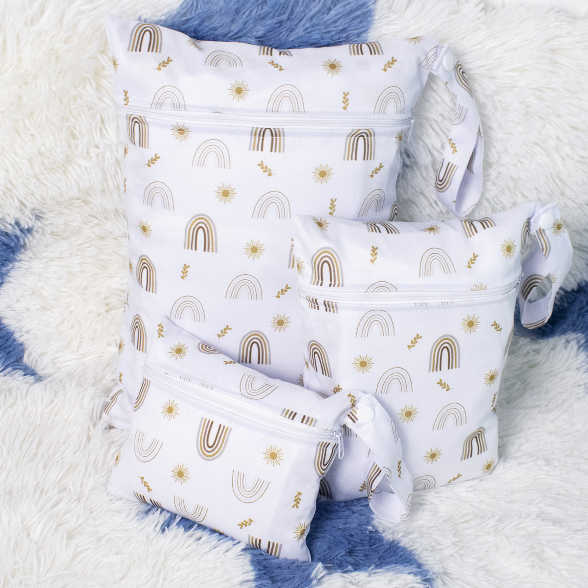 3 قطعة حقيبة مستحضرات التجميل  - مراجعة Backpack Diaper Bag وسعره