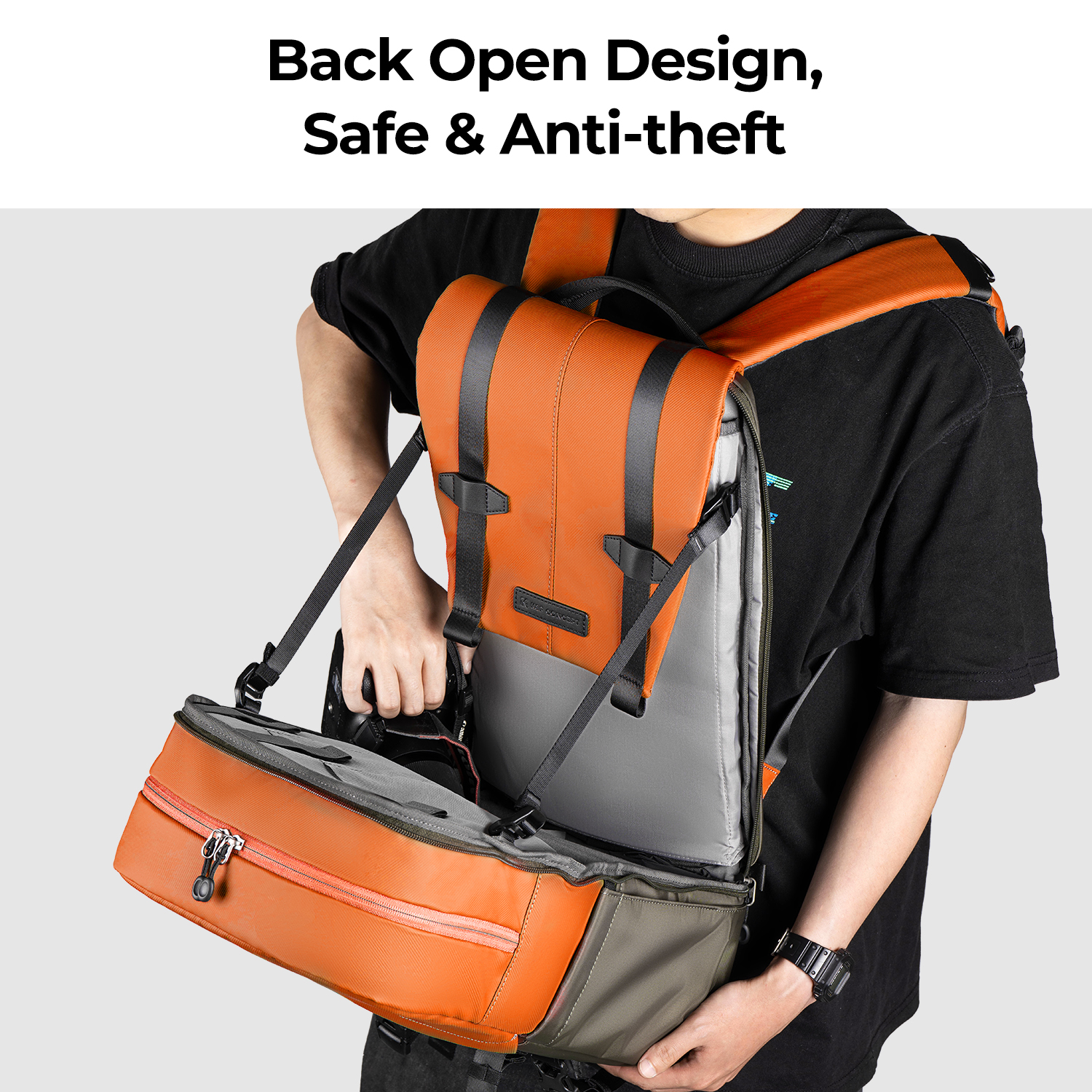 حقيبة ظهر للكاميرا من K&F CONC - مراجعة Laptop Backpack 15.6 وسعره