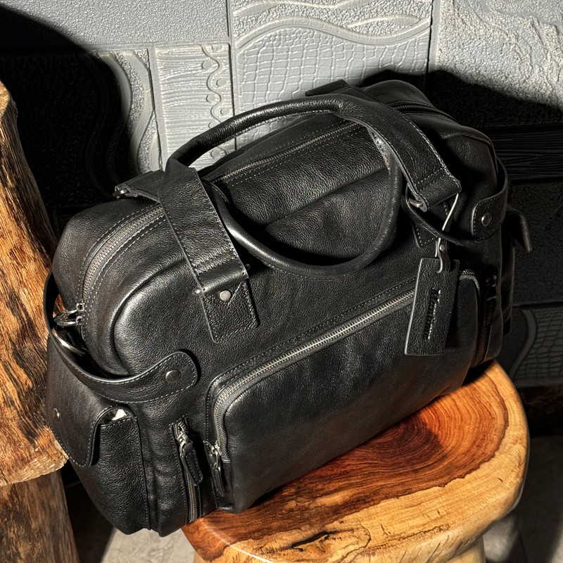 حقيبة رجالية كلاسيكية من الجلد - مراجعة Leather Backpack Vintage وسعره