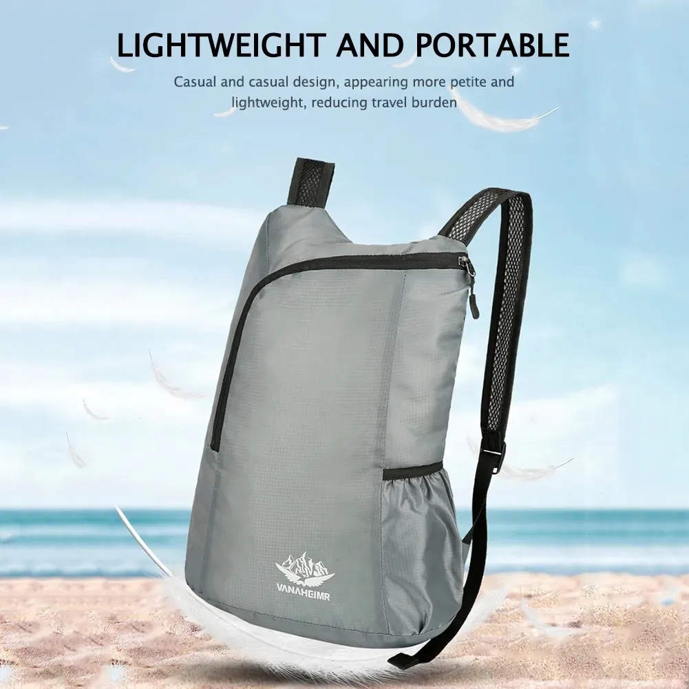 20L للجنسين خفيفة الوزن في اله - مراجعة Foldable Backpack Small وسعره