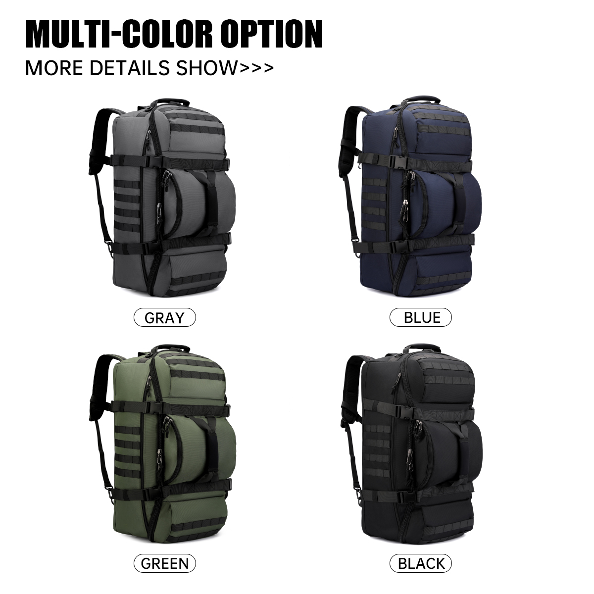 حقيبة ظهر للتسلق الجبلي سعة 90 - مراجعة Hiking Backpack Waterproof وسعره