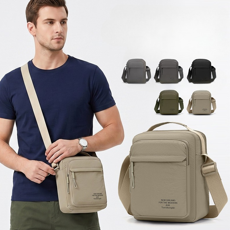 حقيبة ظهر رجالية من النايلون ب - مراجعة Sling Backpack Shoulder وسعره