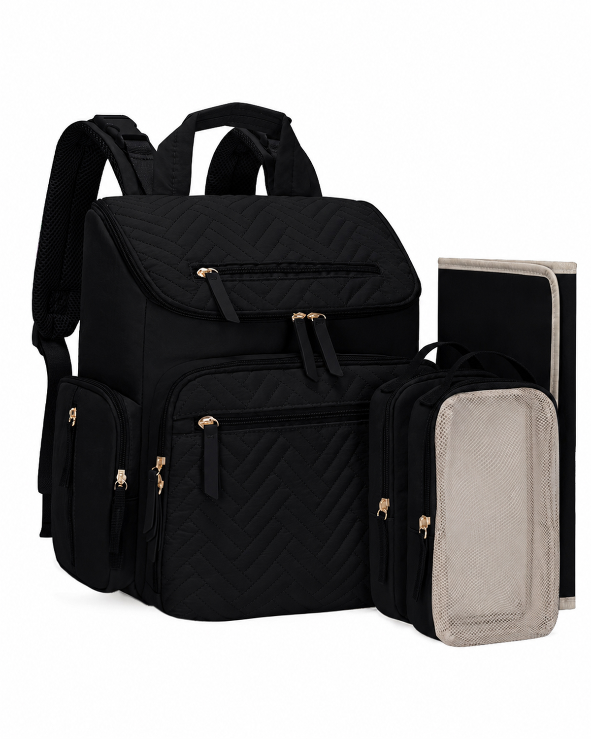 حقيبة ظهر لحفاضات الأطفال مقاو - مراجعة Backpack Diaper Bag وسعره