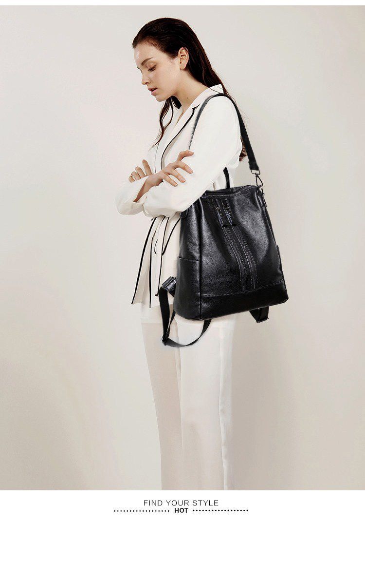 المرأة حقيبة جلدية ناعمة مدرسة - مراجعة Canvas Backpack Casual وسعره