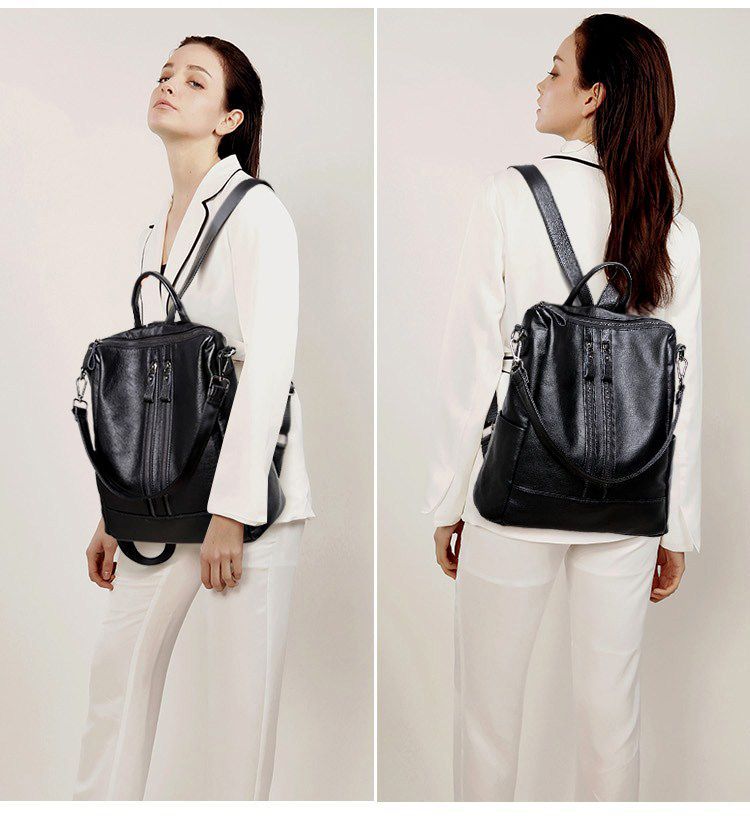 المرأة حقيبة جلدية ناعمة مدرسة - مراجعة Canvas Backpack Casual وسعره
