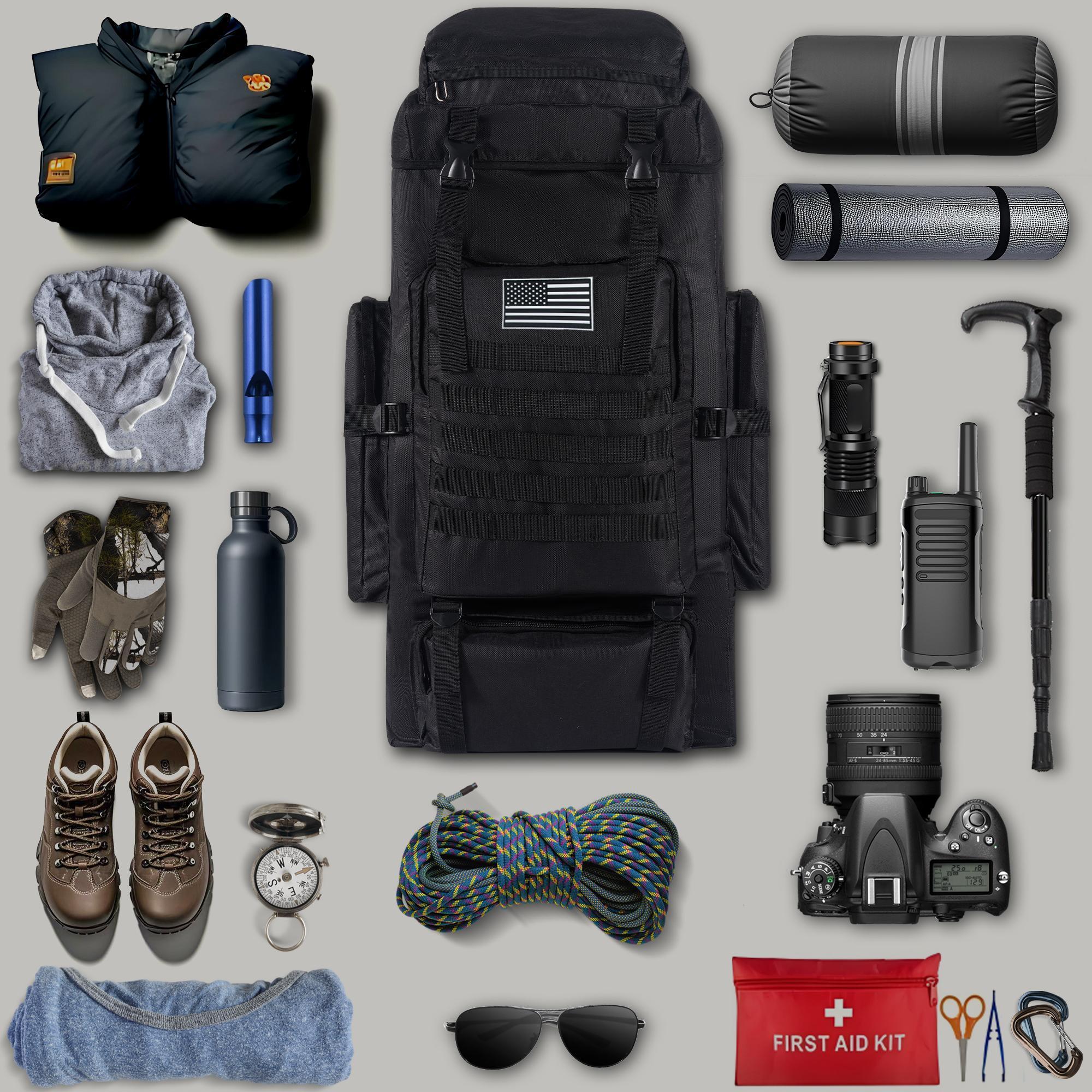 حقيبة ظهر احترافية للتنزه سعة  - مراجعة Hiking Backpack Waterproof وسعره