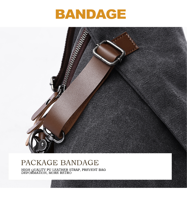 حقيبة كتف رجالية كبيرة السعة م - مراجعة Canvas Backpack Casual وسعره