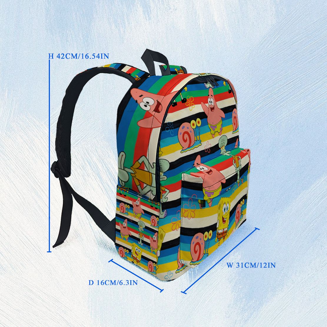 حقيبة ظهر سبونج بوب سكوير بانت - مراجعة School Backpack Teen وسعره