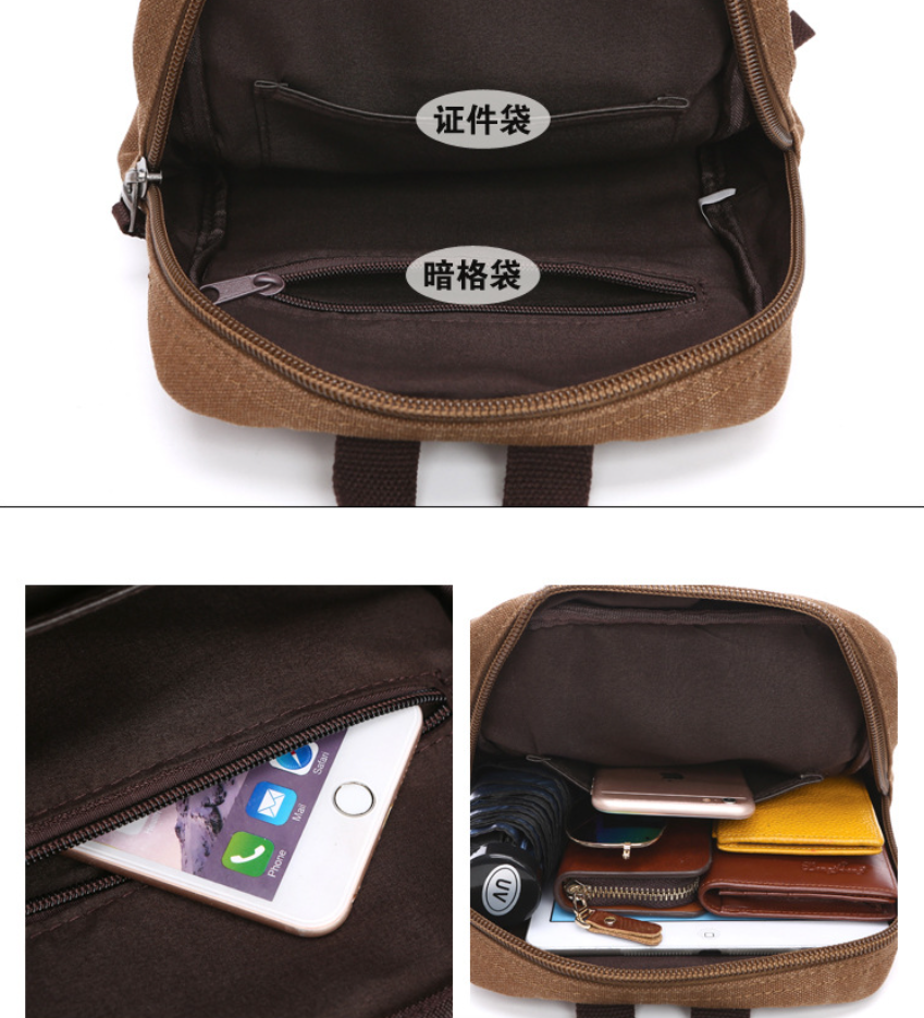 حقيبة ظهر صغيرة من القماش للرج - مراجعة Sling Backpack Shoulder وسعره
