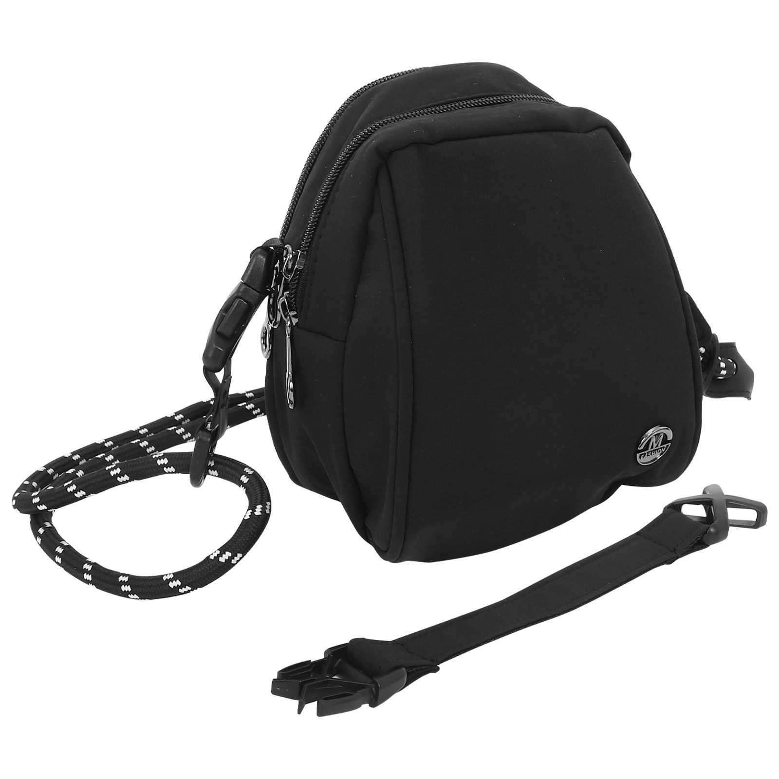حقيبة خفيفة الوزن سوداء اللون  - مراجعة Mini Backpack Purse وسعره