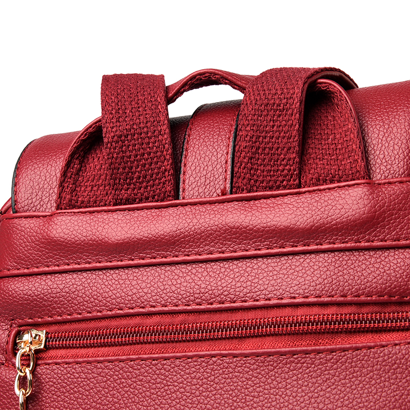 حقائب ظهر جلدية فاخرة للفتيات  - مراجعة Leather Backpack Vintage وسعره