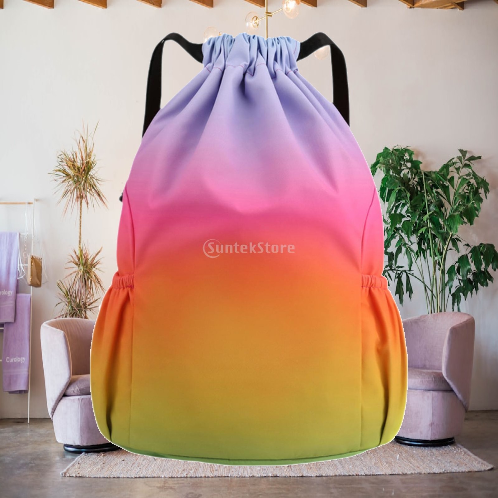 حقيبة ظهر برباط للرجال والنساء - مراجعة Drawstring Gym Bag وسعره