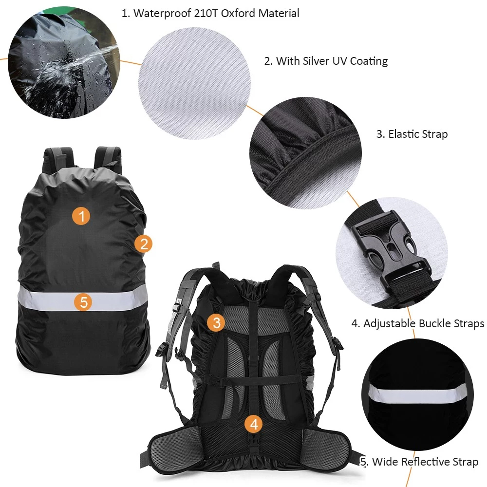 قطعة واحدة من غطاء المطر المقا - مراجعة Rain Cover Backpack وسعره