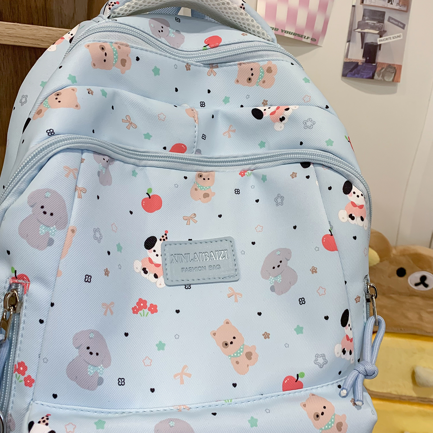 حقيبة ظهر لطيفة بطباعة حيوانات - مراجعة Canvas Backpack Casual وسعره