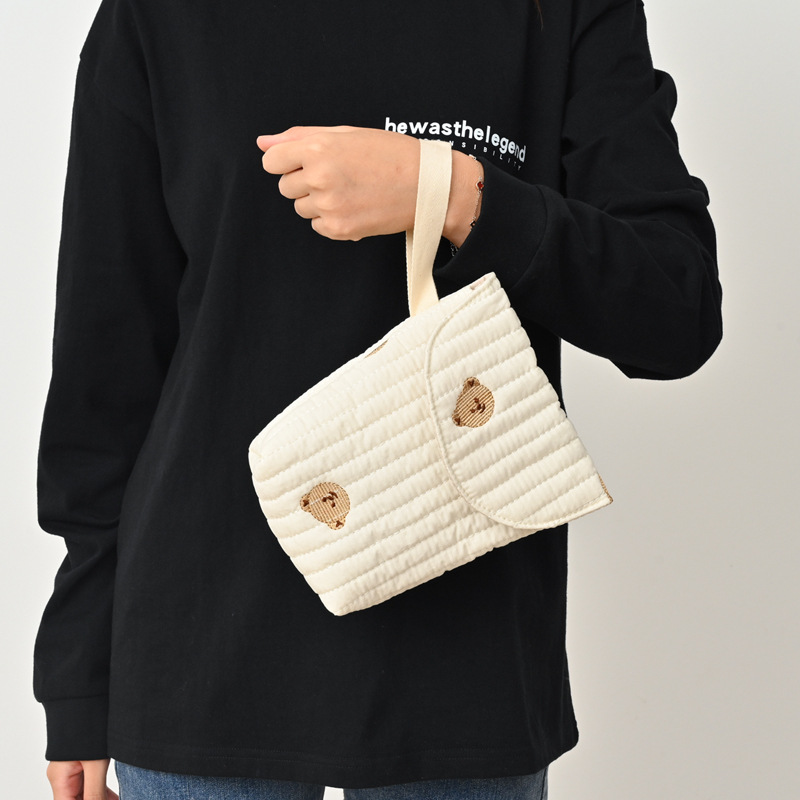 حقيبة حفاضات أطفال قطنية مطرزة - مراجعة Backpack Diaper Bag وسعره