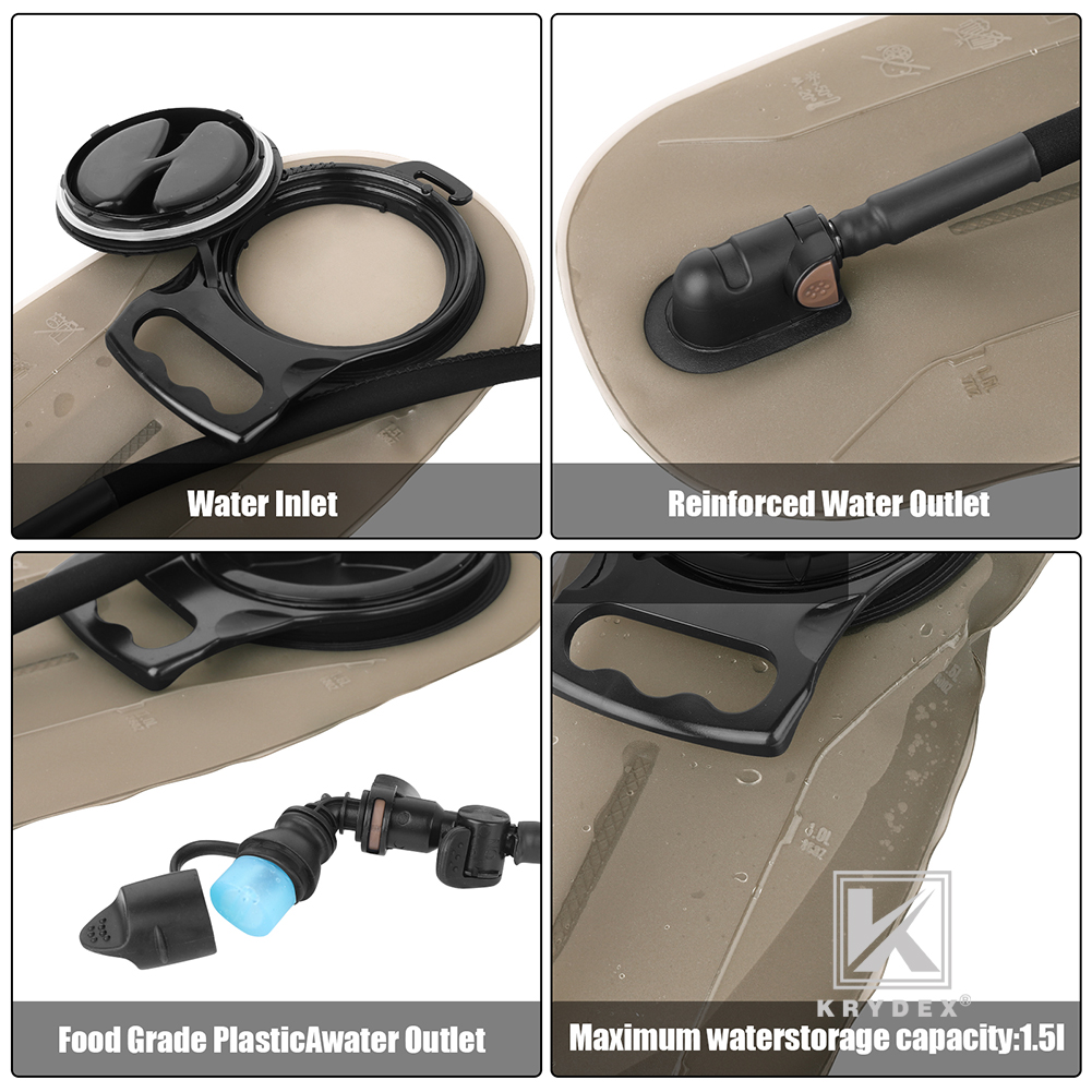 حقيبة ترطيب تكتيكية KRYDEX سعة - مراجعة Hydration Pack Outdoor وسعره