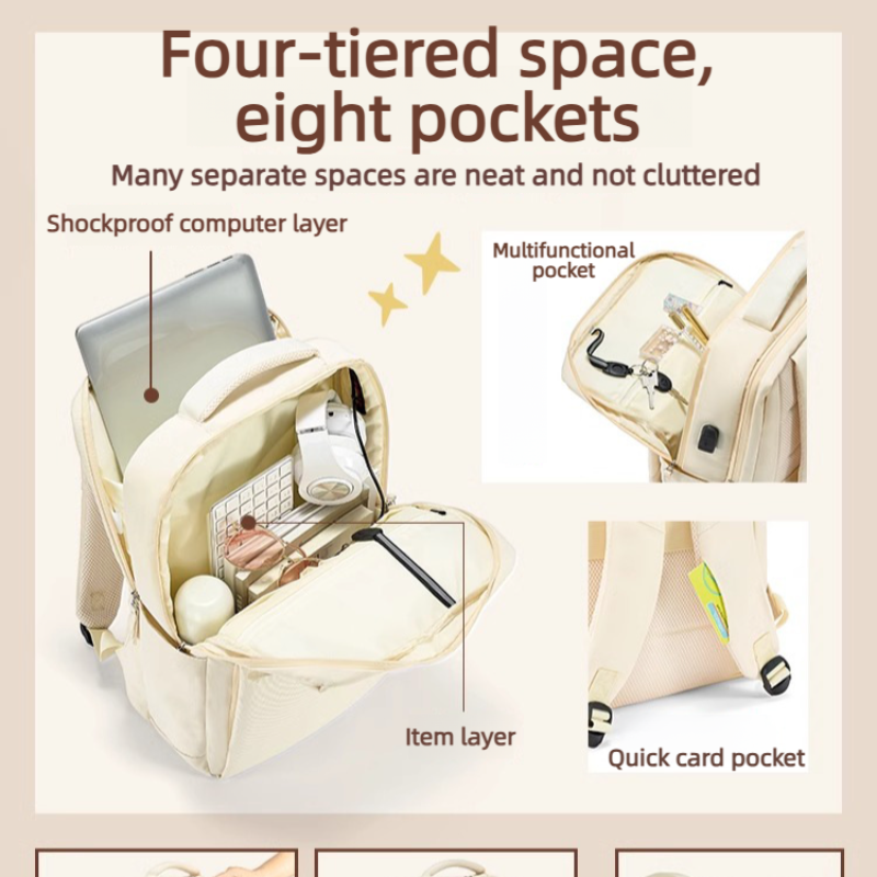 حقيبة ظهر جديدة للكمبيوتر المح - مراجعة Laptop Backpack 15.6 وسعره