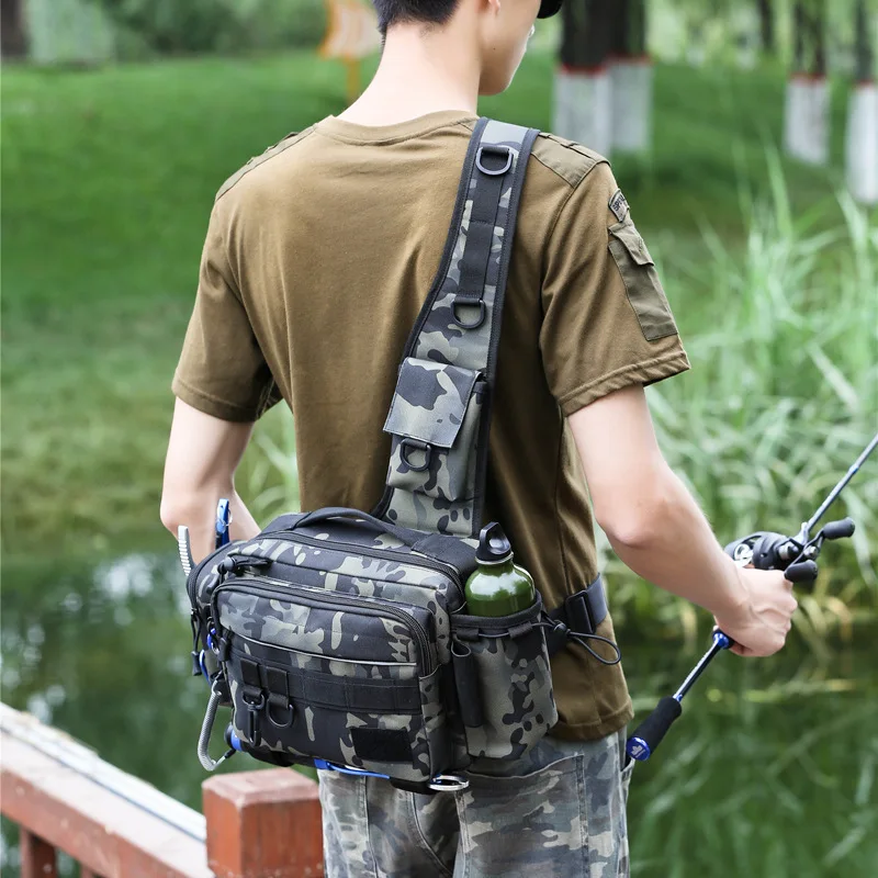 حقيبة خصر متعددة الوظائف بسعة  - مراجعة Sling Backpack Shoulder وسعره
