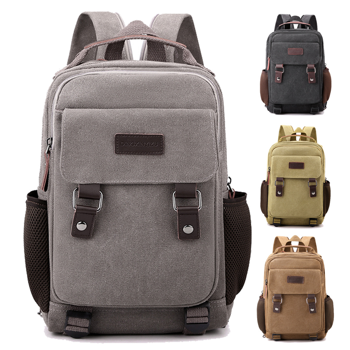 جديد قماش حقيبة صدر للرجال الر - مراجعة Canvas Backpack Casual وسعره
