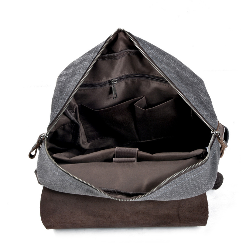 حقيبة ظهر رجالية بتصميم ريترو، - مراجعة Canvas Backpack Casual وسعره