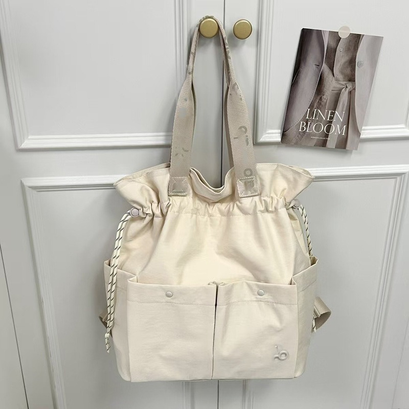 حقيبة يد كبيرة السعة بحزام سحب - مراجعة Drawstring Gym Bag وسعره