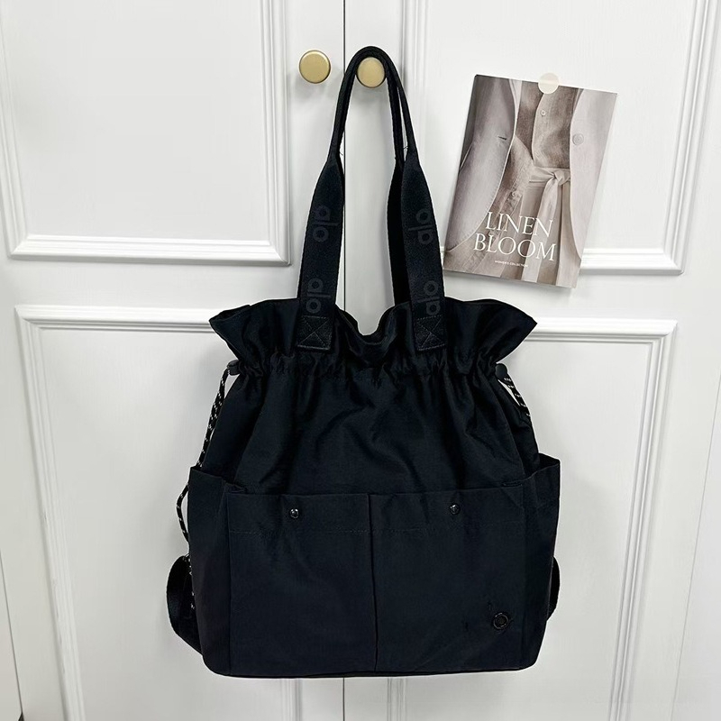 حقيبة يد كبيرة السعة بحزام سحب - مراجعة Drawstring Gym Bag وسعره