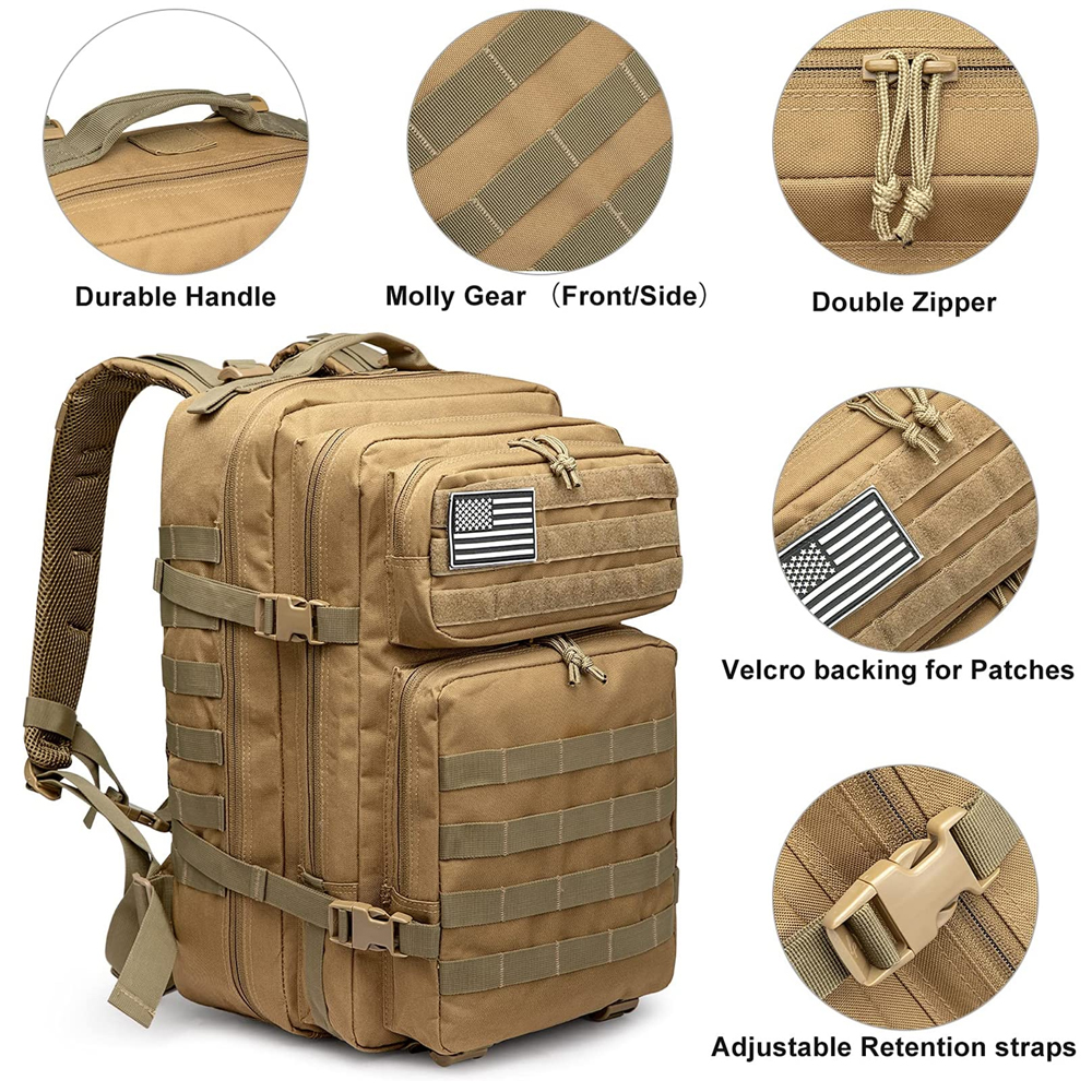 حقيبة ظهر تكتيكية سعة 45 لتر ل - مراجعة Urban Backpack Tactical وسعره