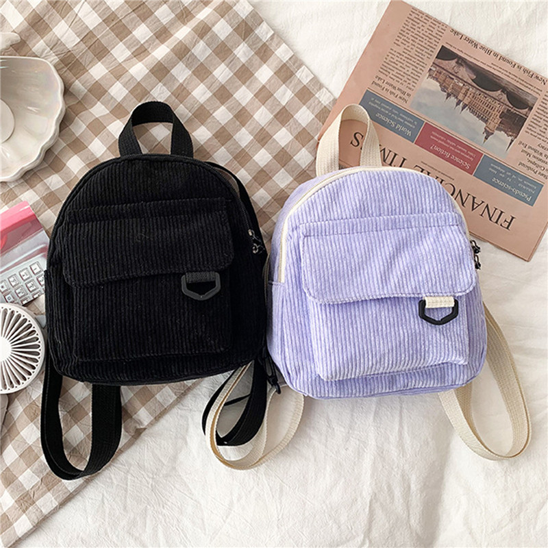 الصلبة اللون حقيبة ظهر صغيرة س - مراجعة Fashion Backpack Women وسعره